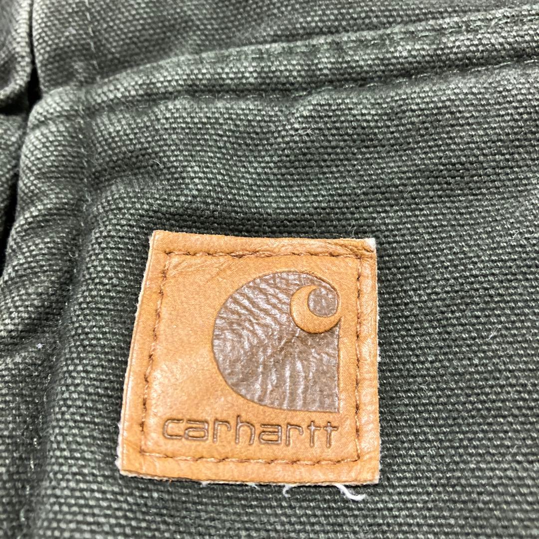カーハート carhartt ベスト モスグリーン ダック ボア ロゼ