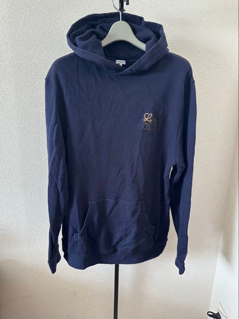 G1091 LOEWEパーカートレーナー サイズL カラーネイビー