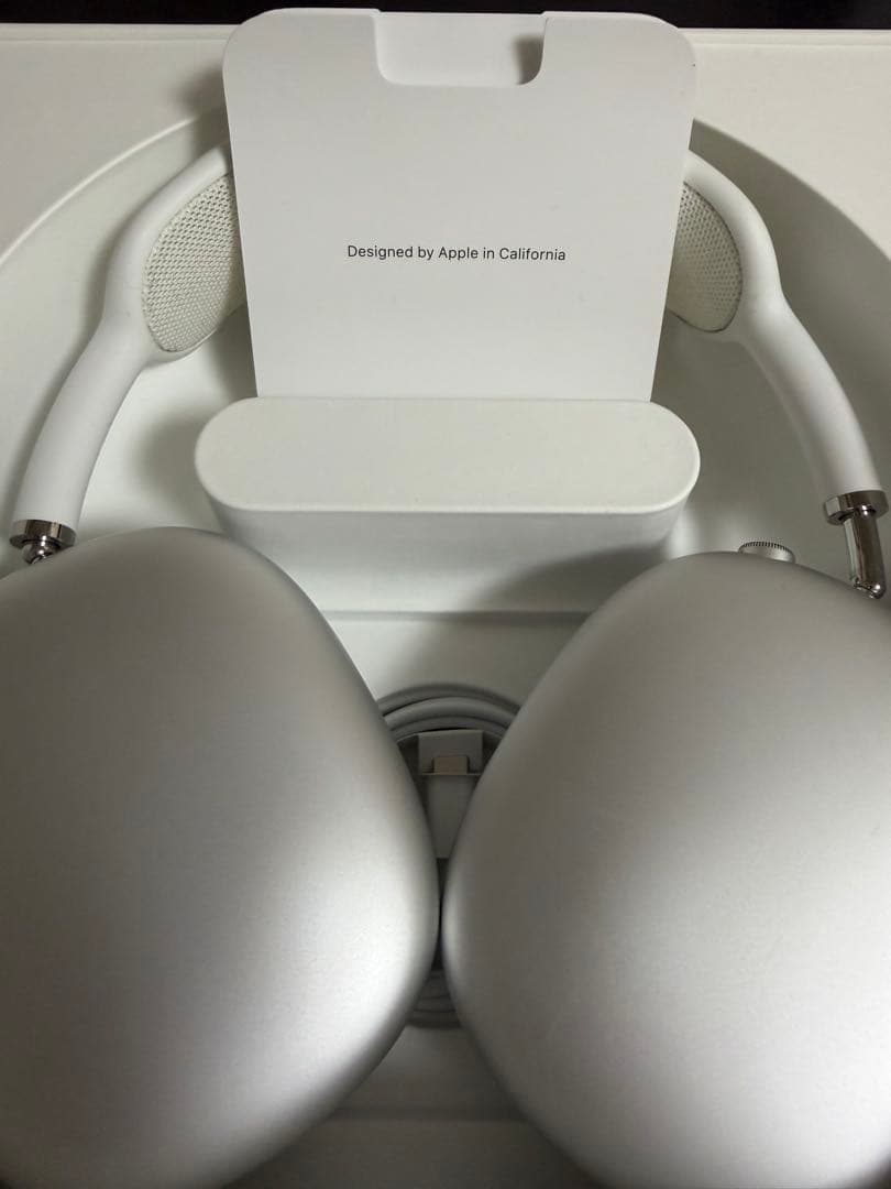 AirPods Max シルバー 本体【箱・ケース・充電器付き】