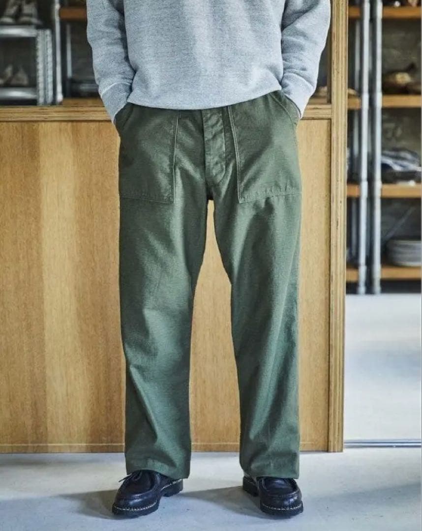 y*i様 【24時間以内発送】orSlow ファティーグパンツ サイズ2 ベイカ