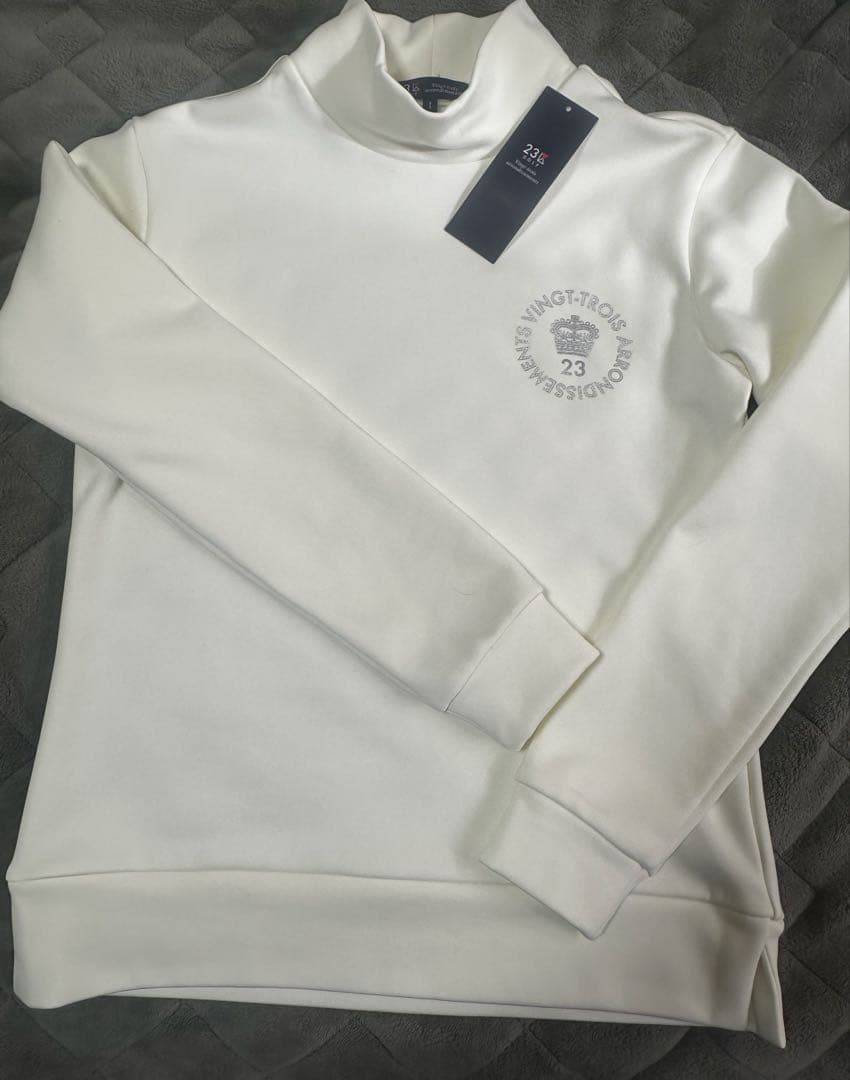 23区ゴルフ レディース裏起毛トレーナー