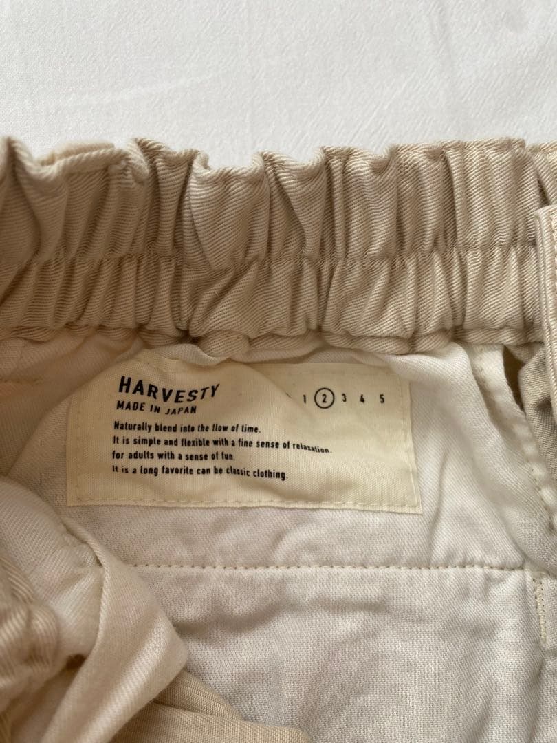 ほぼ未使用　HARVESTY(ハーベスティ) チノクロスサーカスパン