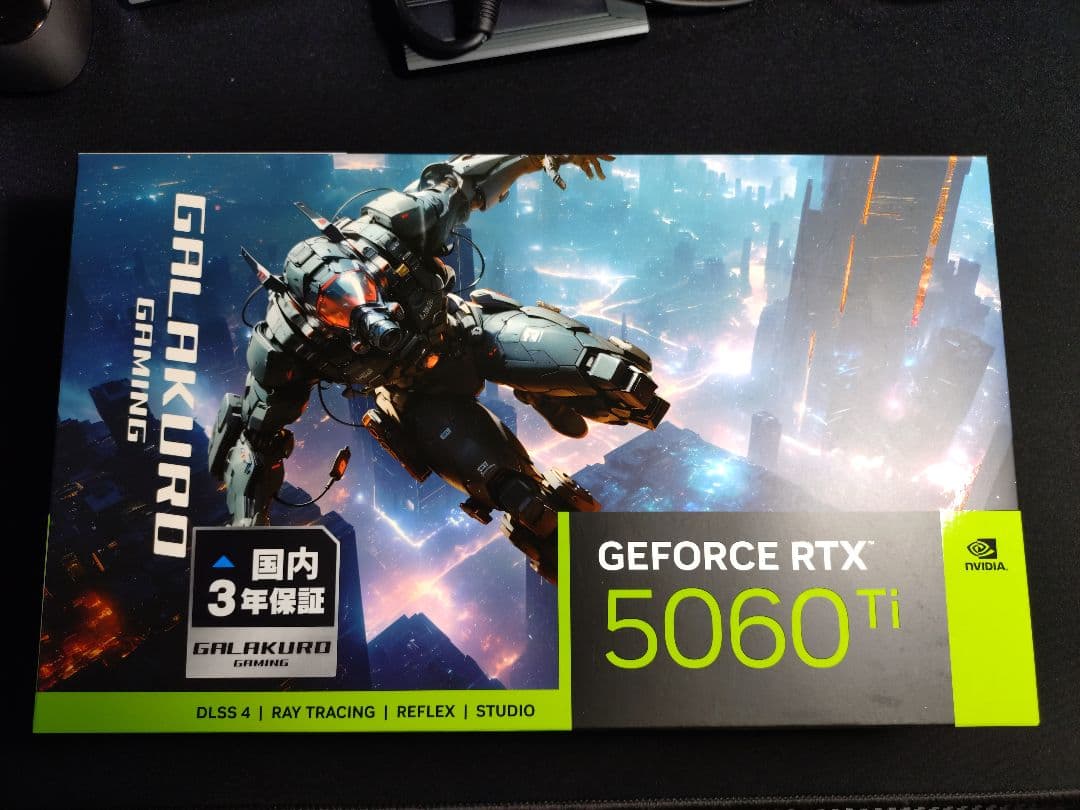 玄人志向 GEFORCE RTX5060ti 16GB