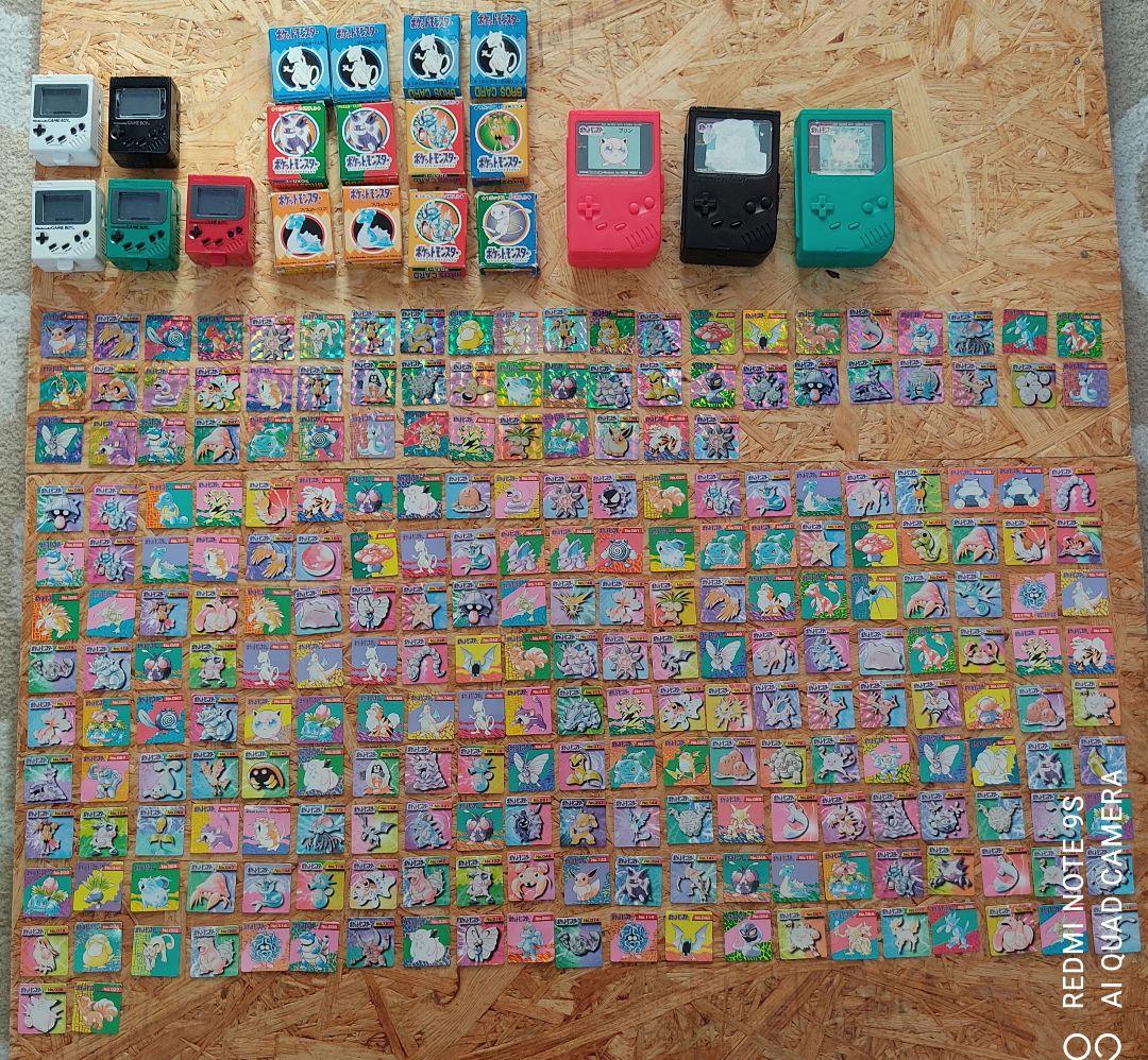 1995年 初代ポケモン ブロスカード 大量、ゲームボーイ型ケース 当時物