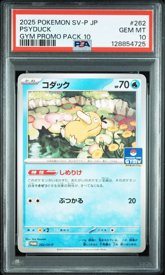 【PSA10】コダック ジムプロモ しめりけ Psyduck 6連番