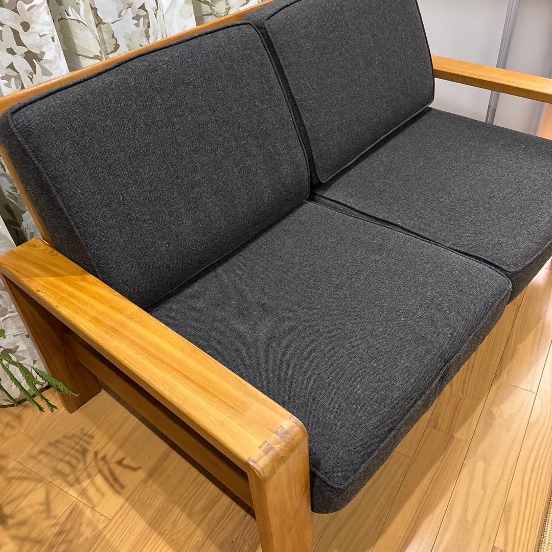 スキャンティーク（SCANTEAK)の2人掛けソファ