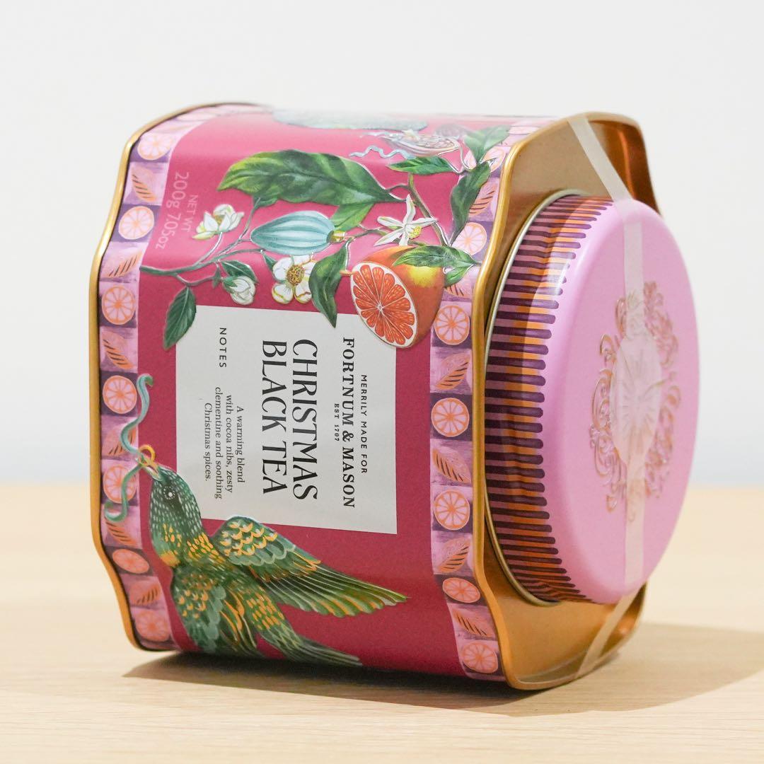 フォートナム&メイソン　クリスマスブラックティー　ブラックティーバッグ　2缶