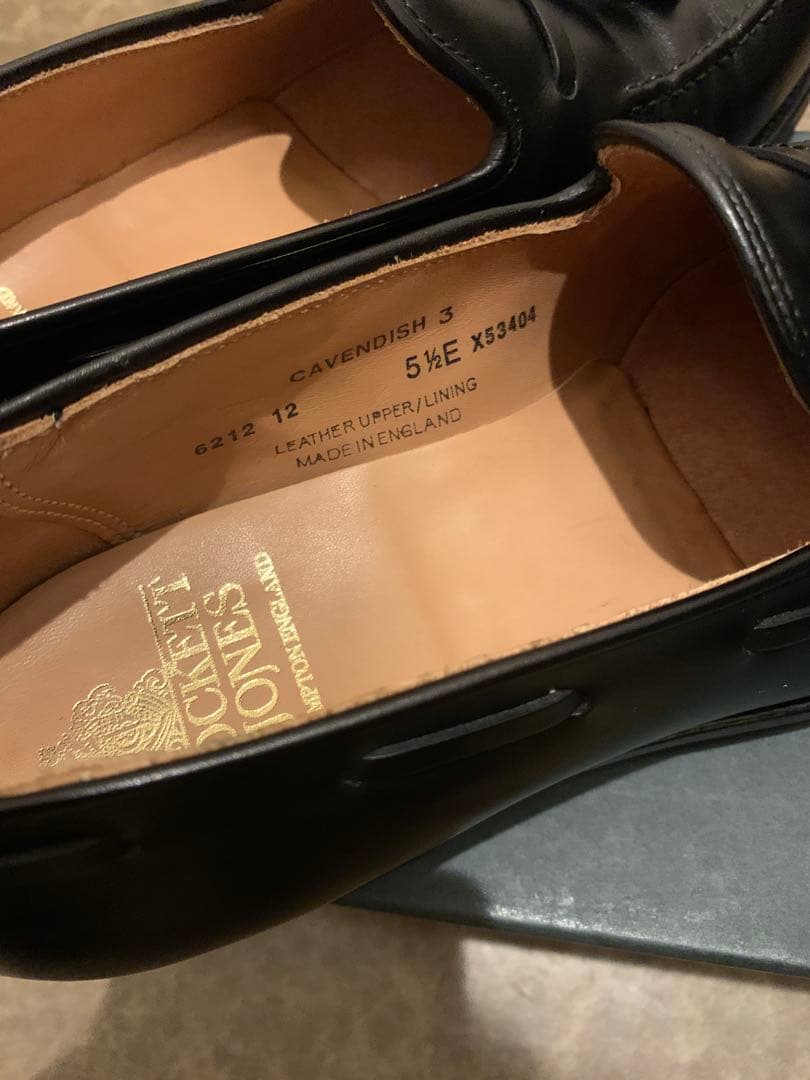 【美品】クロケット&ジョーンズ　キャベンディッシュ3　UK5.5