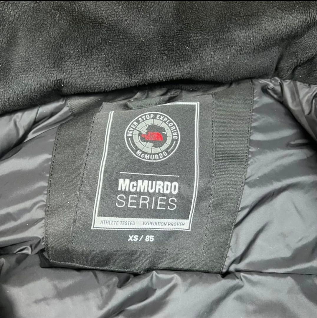 ノースフェイス 韓国限定 マクマード ダウン 黒 85 XS
