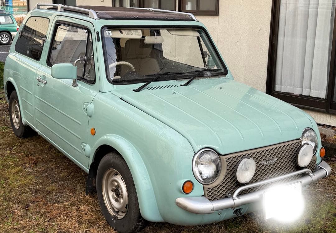 本日17時まで最終値下げ　日産パオ　キャンパストップ