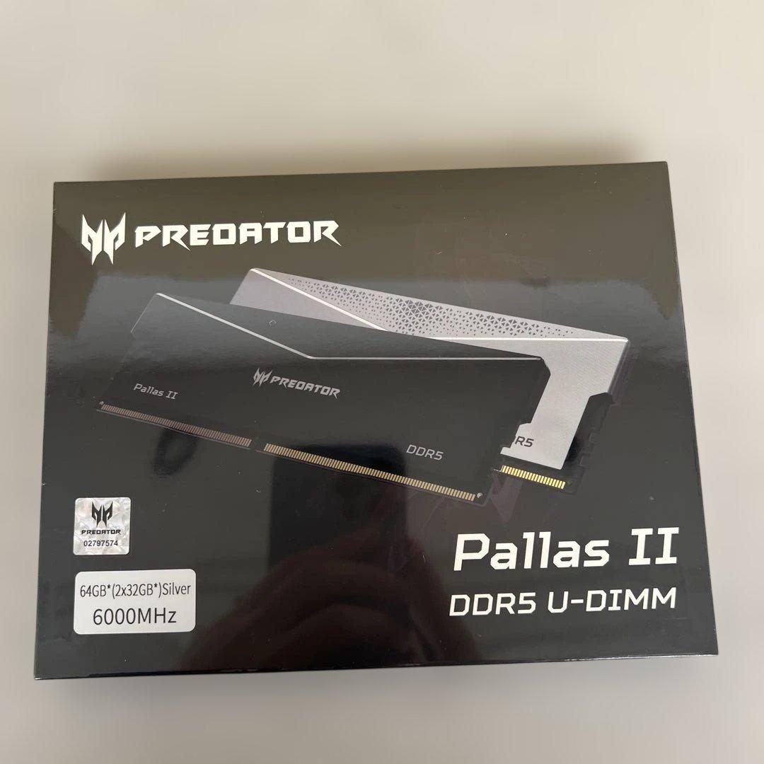 メモリー 512407AcerPredatorPallas II DDR5 64GB