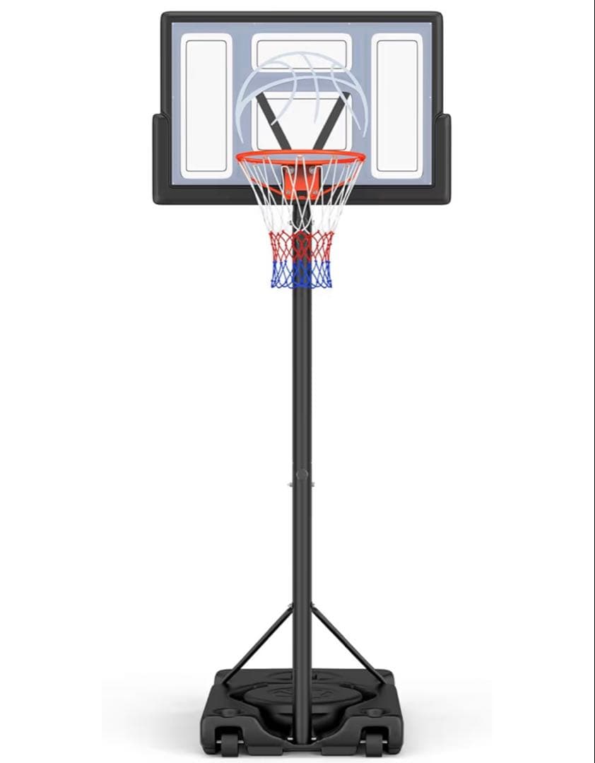 バスケットゴール 屋外 家庭用 高さ調節簡単 135～305cm
