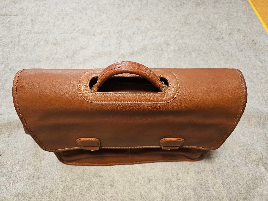 【未使用】オールドコーチ ビジネスバッグ ディプロマット ターンロック　ブラウン