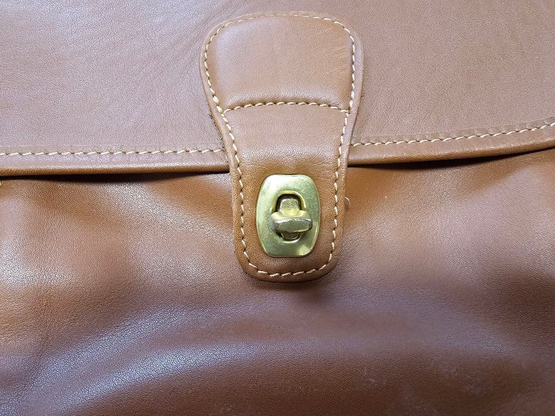 【未使用】オールドコーチ ビジネスバッグ ディプロマット ターンロック　ブラウン