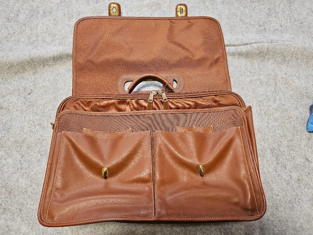 【未使用】オールドコーチ ビジネスバッグ ディプロマット ターンロック　ブラウン