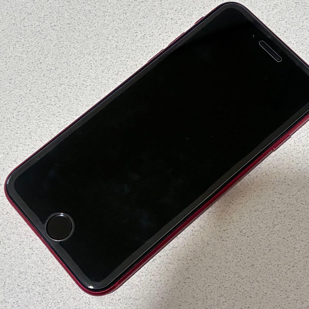 【美品】 iPhonese 2世代 レッド 128g