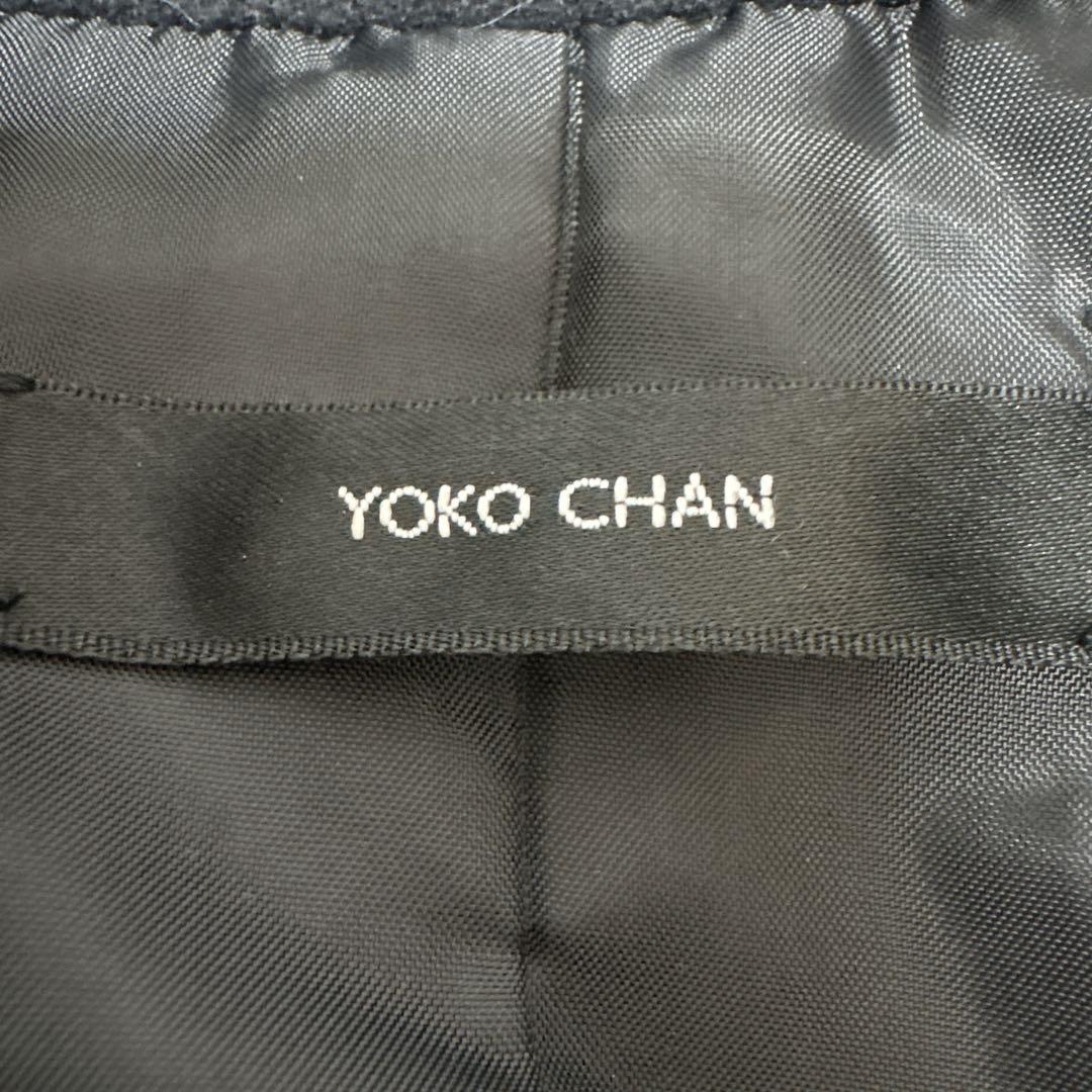 【美品】24AW YOKOCHAN ヨーコチャン バックパール コート ブラック