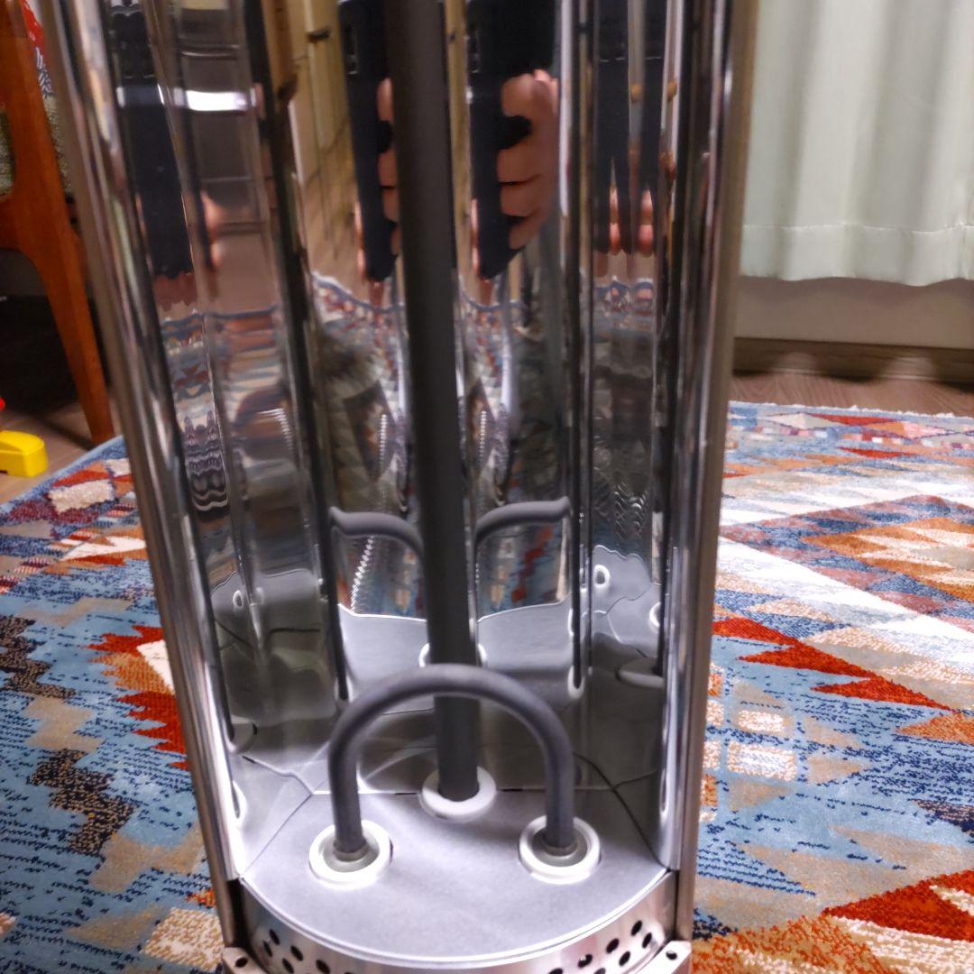 タワー型シーズヒーター シルバー 最大800W