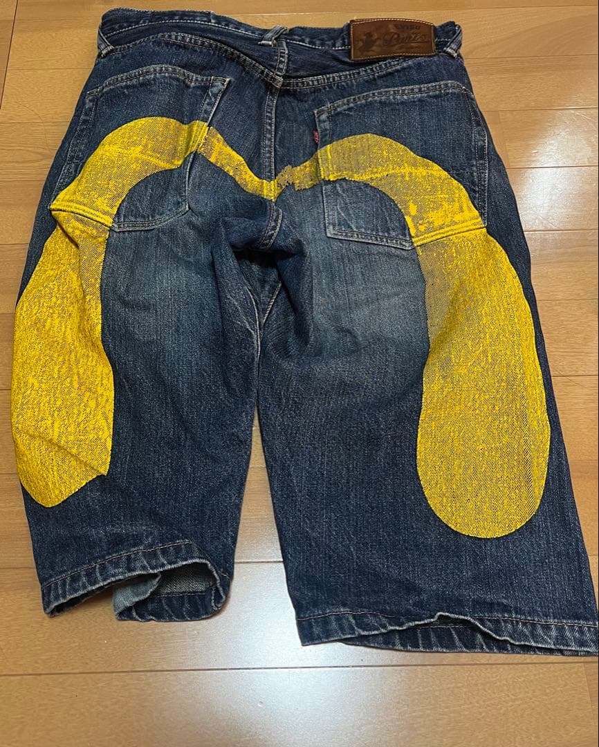 evisu デニム　ハーフパンツ