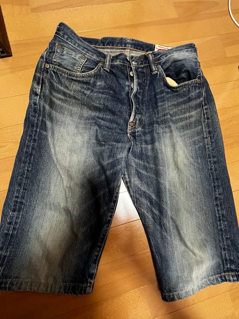 evisu デニム　ハーフパンツ