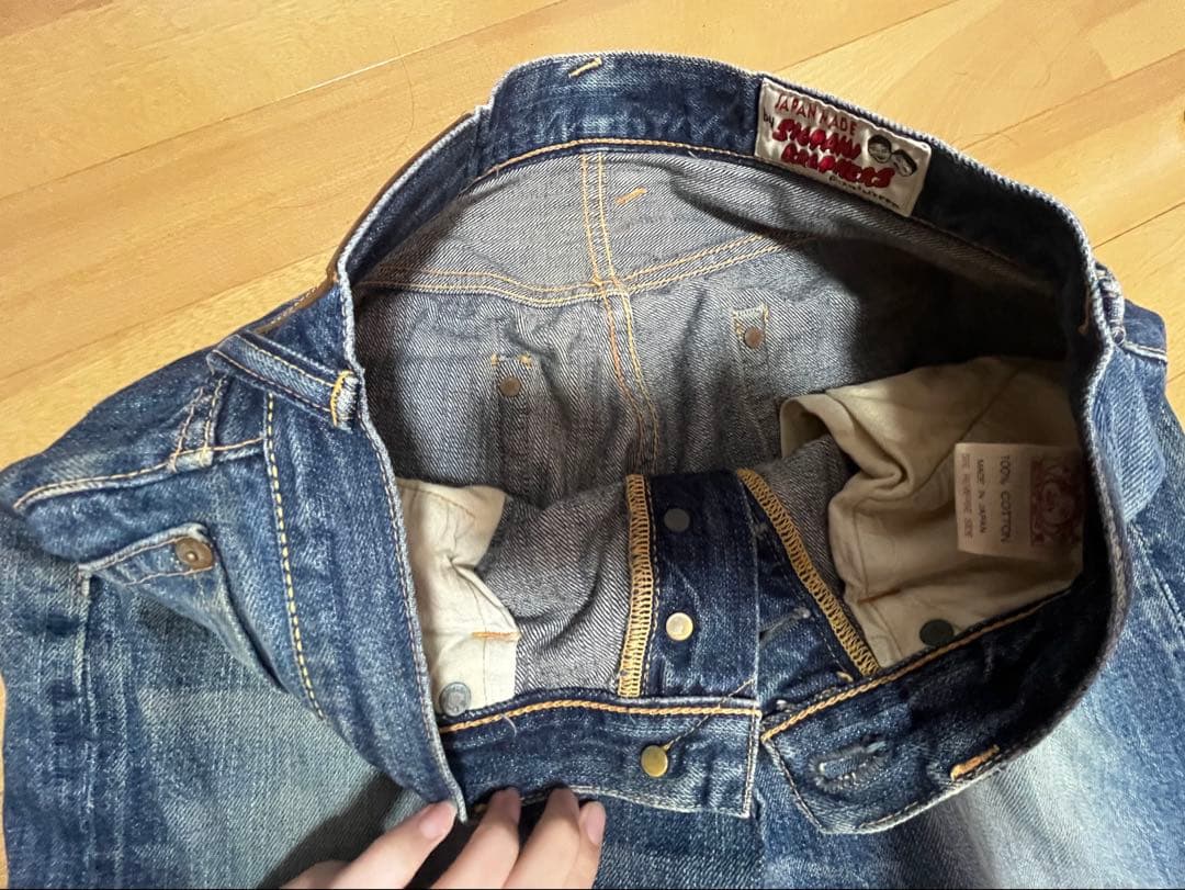 evisu デニム　ハーフパンツ