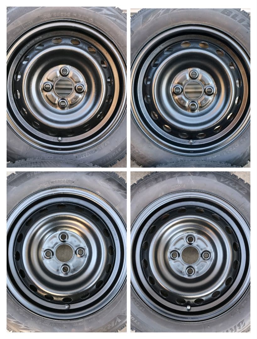 2021年製スタッドレス スチールホイール 165/65R14