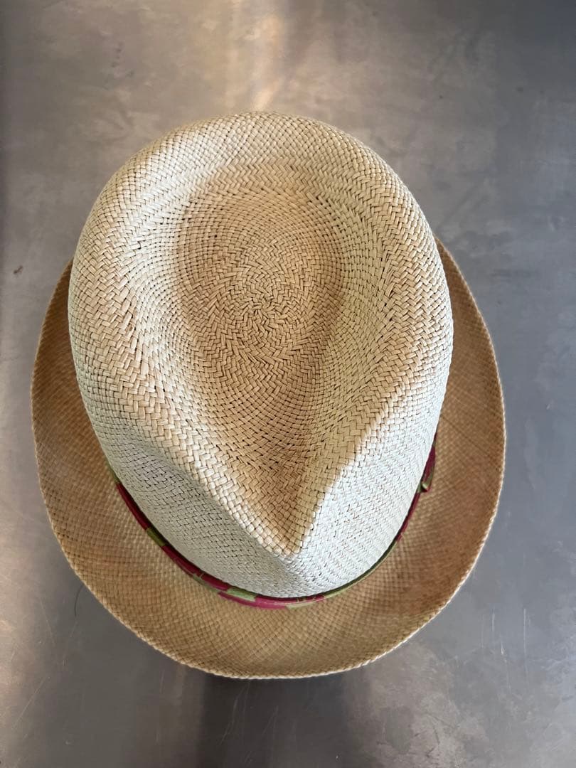 値下げ 美品 ワコマリア/パナマハット/ Mサイズ