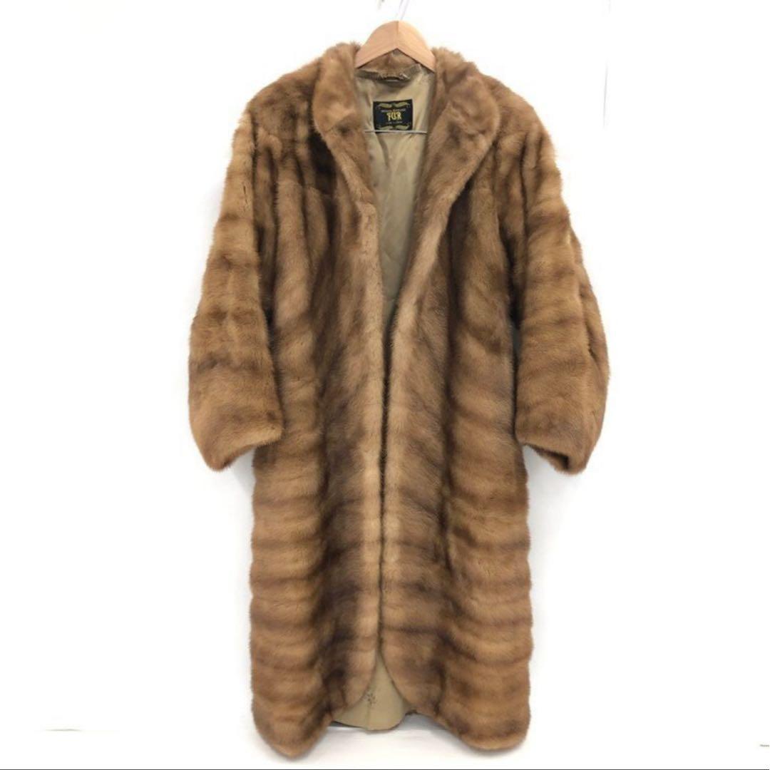 SAGA MINK ミンク デザイン ブラウン系 ミンクコート ファーコート