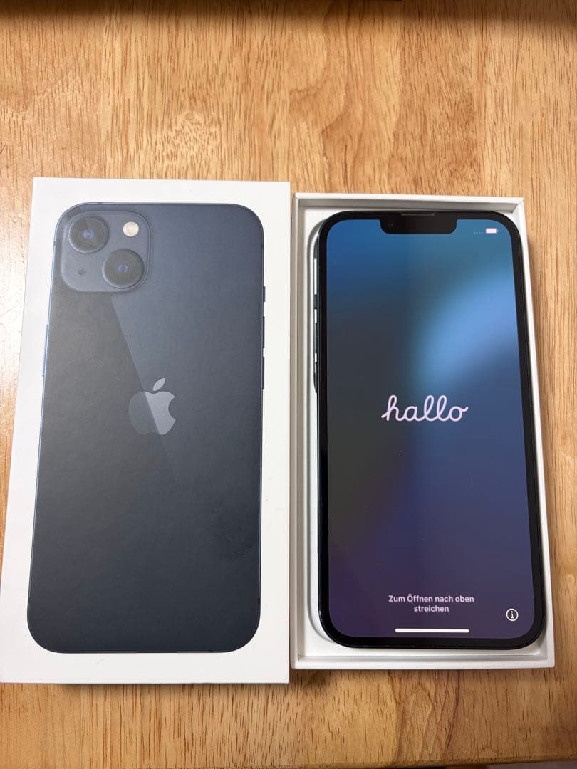 iPhone13 128GB SIMフリー 箱 充電ケーブル付き