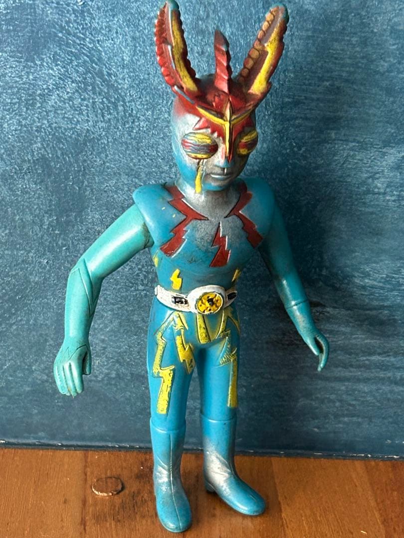 I*N様 イナズマン　ソフビ　古いフィギュア