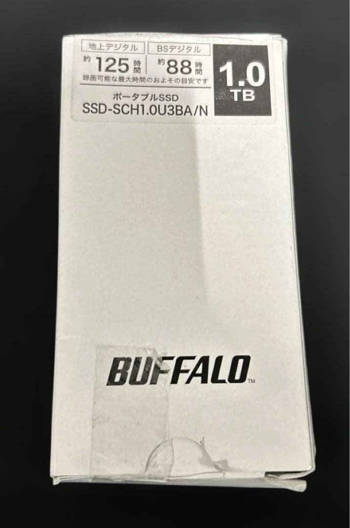 BUFFALO 外付けSSD 1.0TB SSD-SCT1.0U3BA/N