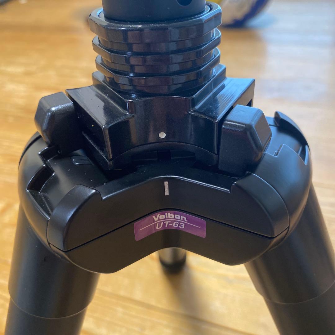 Velbon（ベルボン） 小型トラベル三脚 UT-63／自由雲台：QHD-S6Q