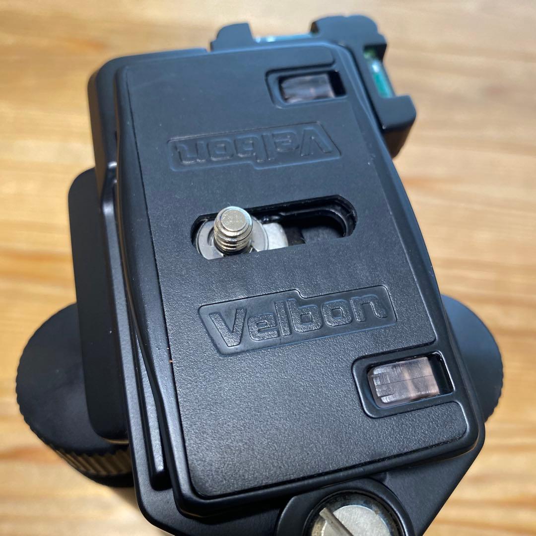 Velbon（ベルボン） 小型トラベル三脚 UT-63／自由雲台：QHD-S6Q