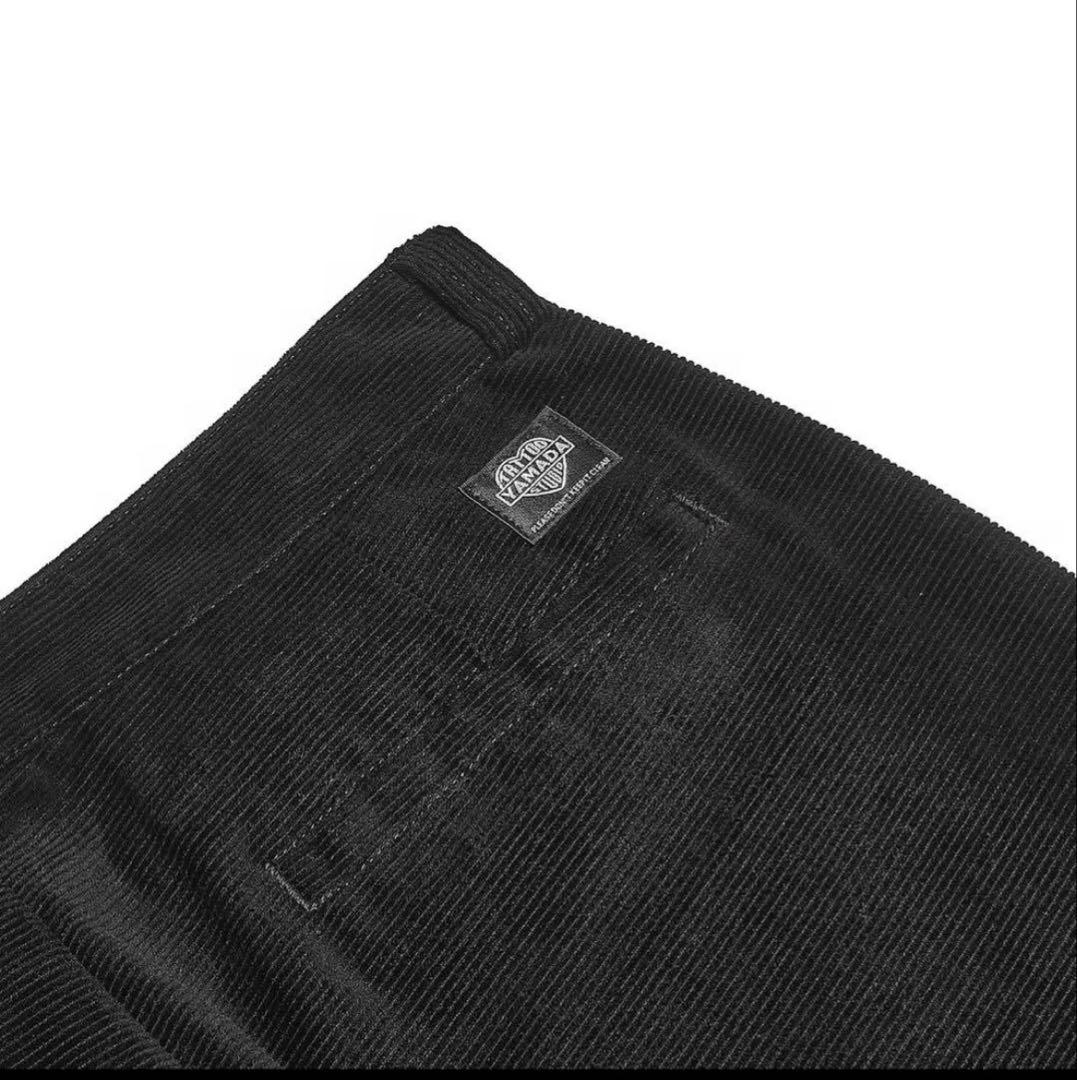 tatoo studio yamada コーデュロイパンツ　ブラックMサイズ