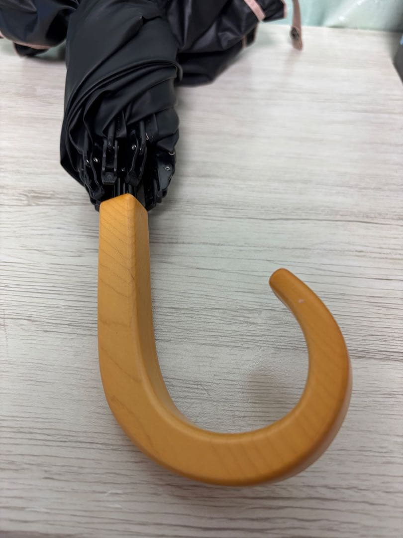 SUN BARRIER 100 ピンク フリル日傘　2段