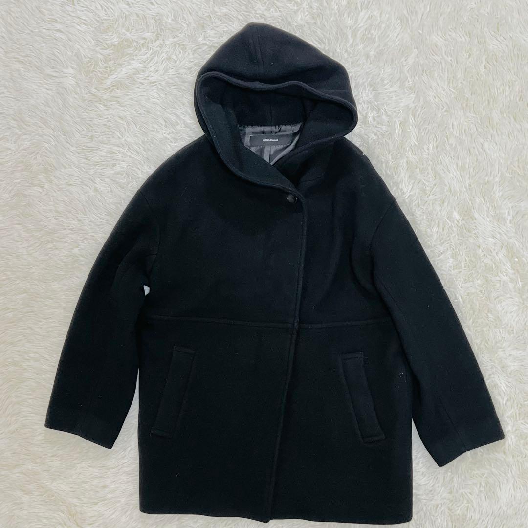 近年　ジャーナルスタンダード スーパー140モッサフードコート ウール 黒