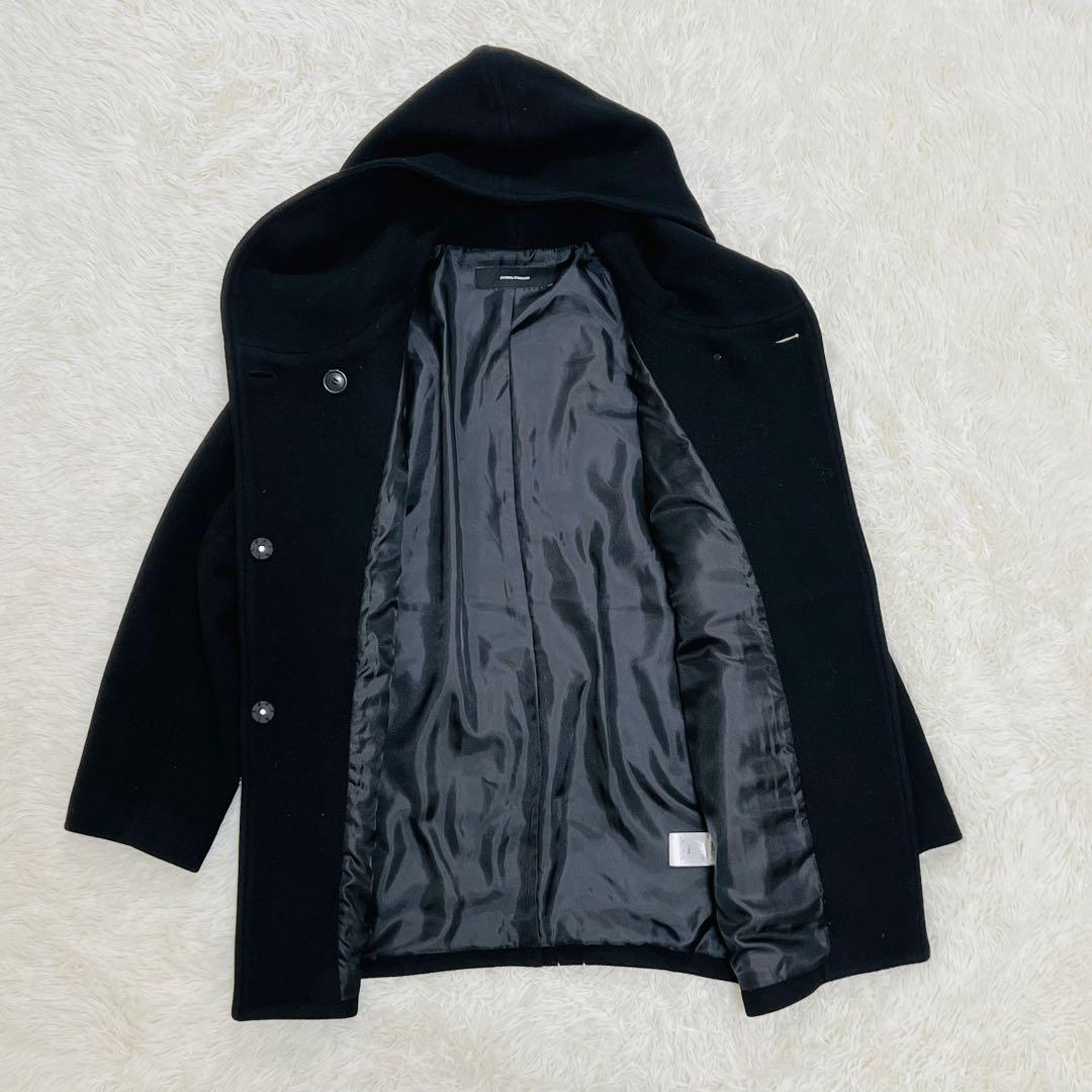 近年　ジャーナルスタンダード スーパー140モッサフードコート ウール 黒