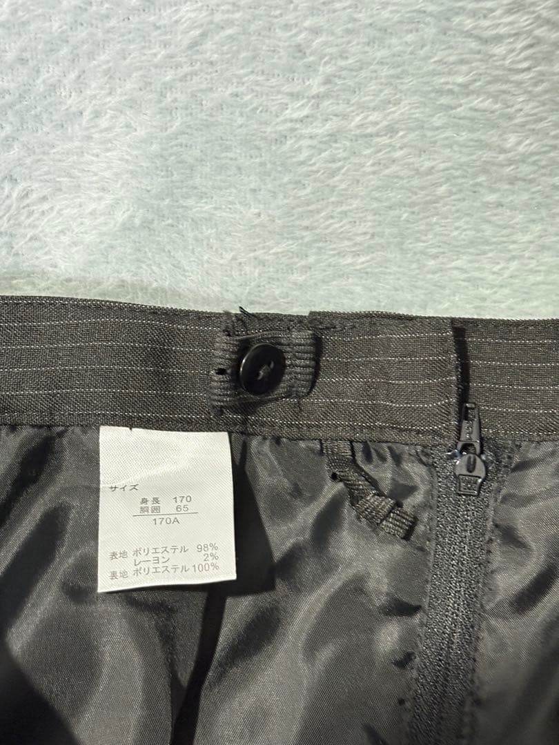 極美品✨デコラピンキーズ　卒服　170A 女の子　黒 ストライプ　５点セット