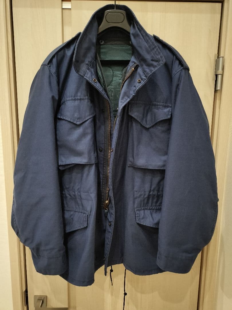 ALPHA M-65 フィールドジャケット L REGULAR ブルー USA