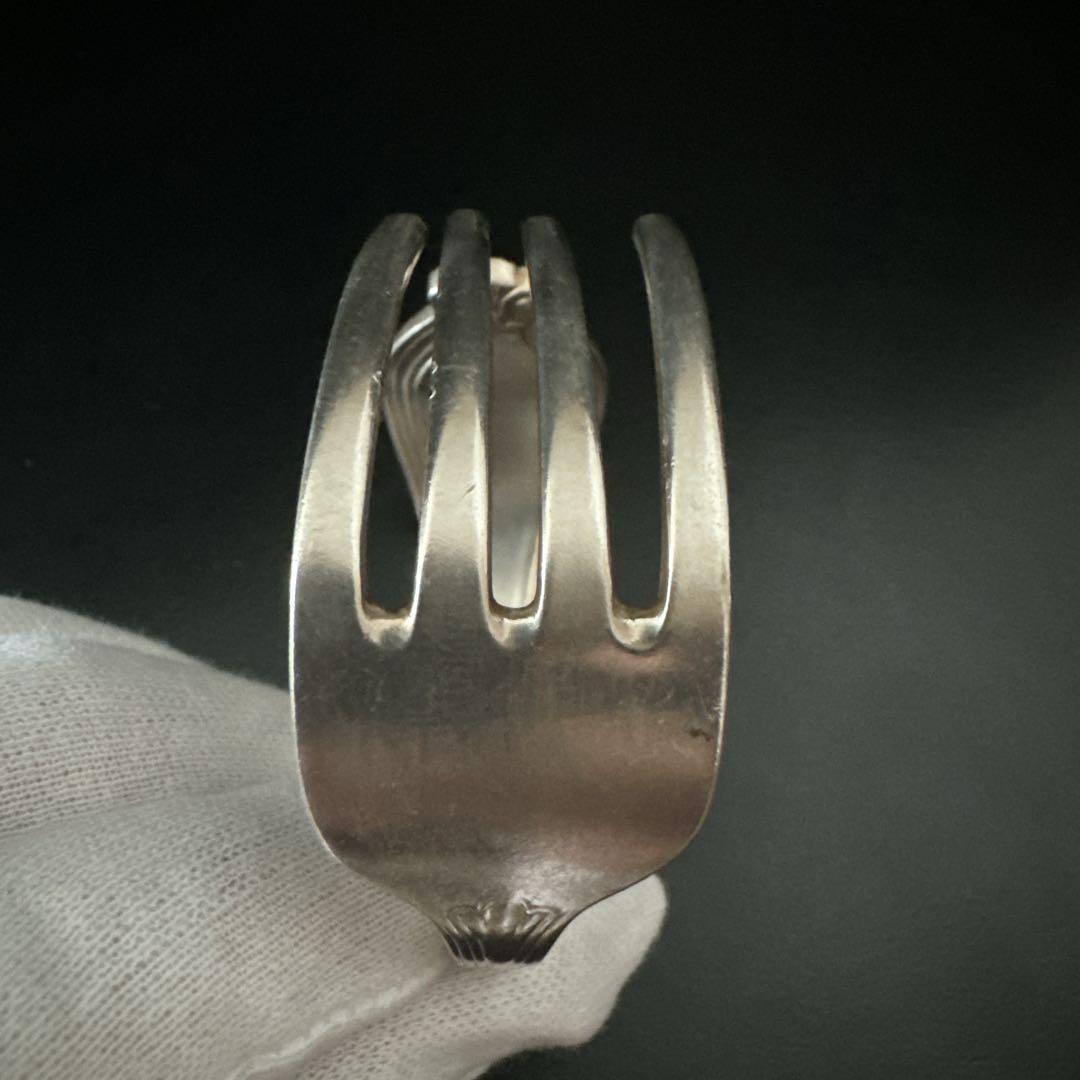 廃盤　オールド　ティファニー バングル　ブレス　フォーク　シルバー　カトラリー