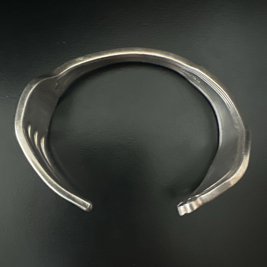 廃盤　オールド　ティファニー バングル　ブレス　フォーク　シルバー　カトラリー