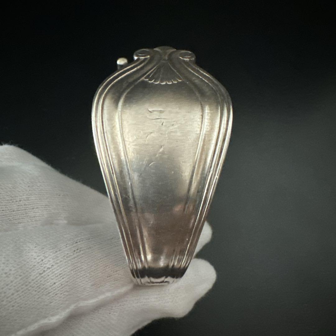 廃盤　オールド　ティファニー バングル　ブレス　フォーク　シルバー　カトラリー