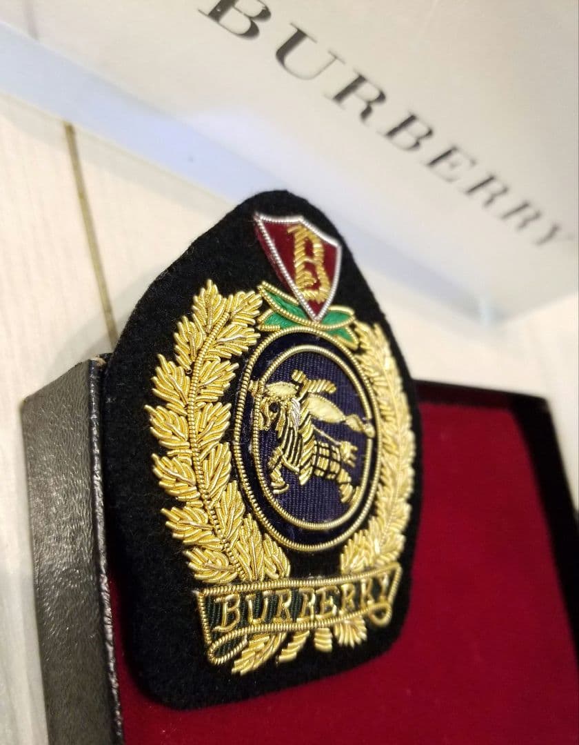 バーバリーエンブレム 新品未使用 美品 ホースマーク 刺繍150 160 大人S