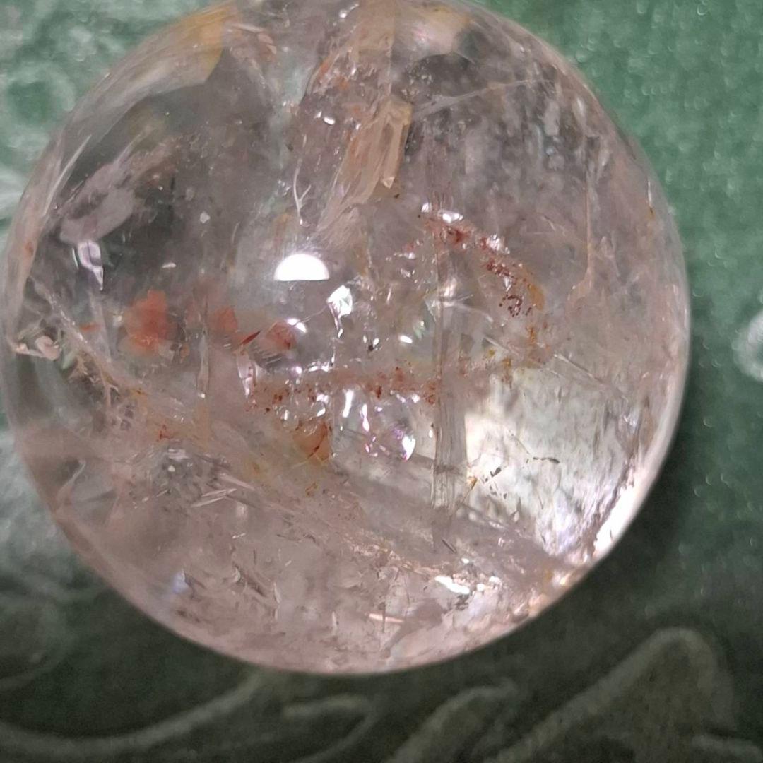 ご注文品です！希少激安！！ピンクファイヤークォーツスフィア お纏め