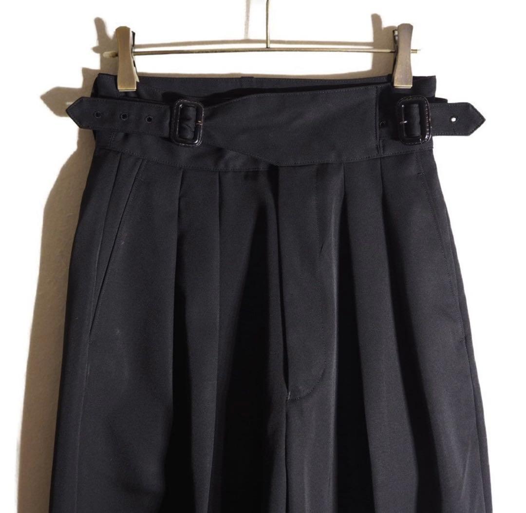 THE RERACS ザ リラクス パンツ ブラック 36 ワイドパンツ 黒