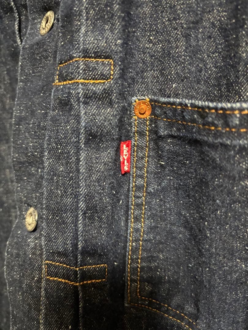 美品 LEVI’Sプレミアム セットアップ ヘンプ混 大戦復刻モデル big E