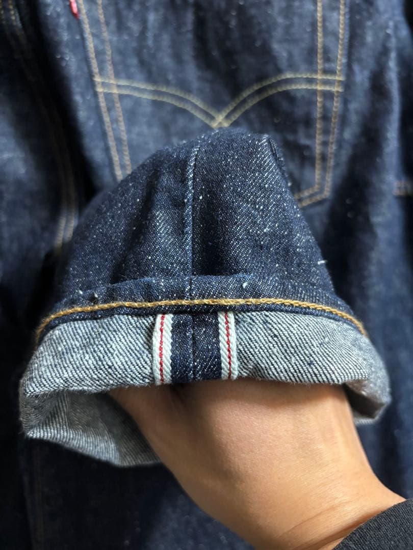 美品 LEVI’Sプレミアム セットアップ ヘンプ混 大戦復刻モデル big E