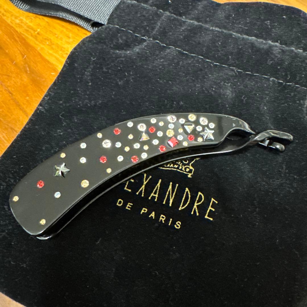 ALEXANDRE DE PARIS ヘアクリップ　バナナクリップ