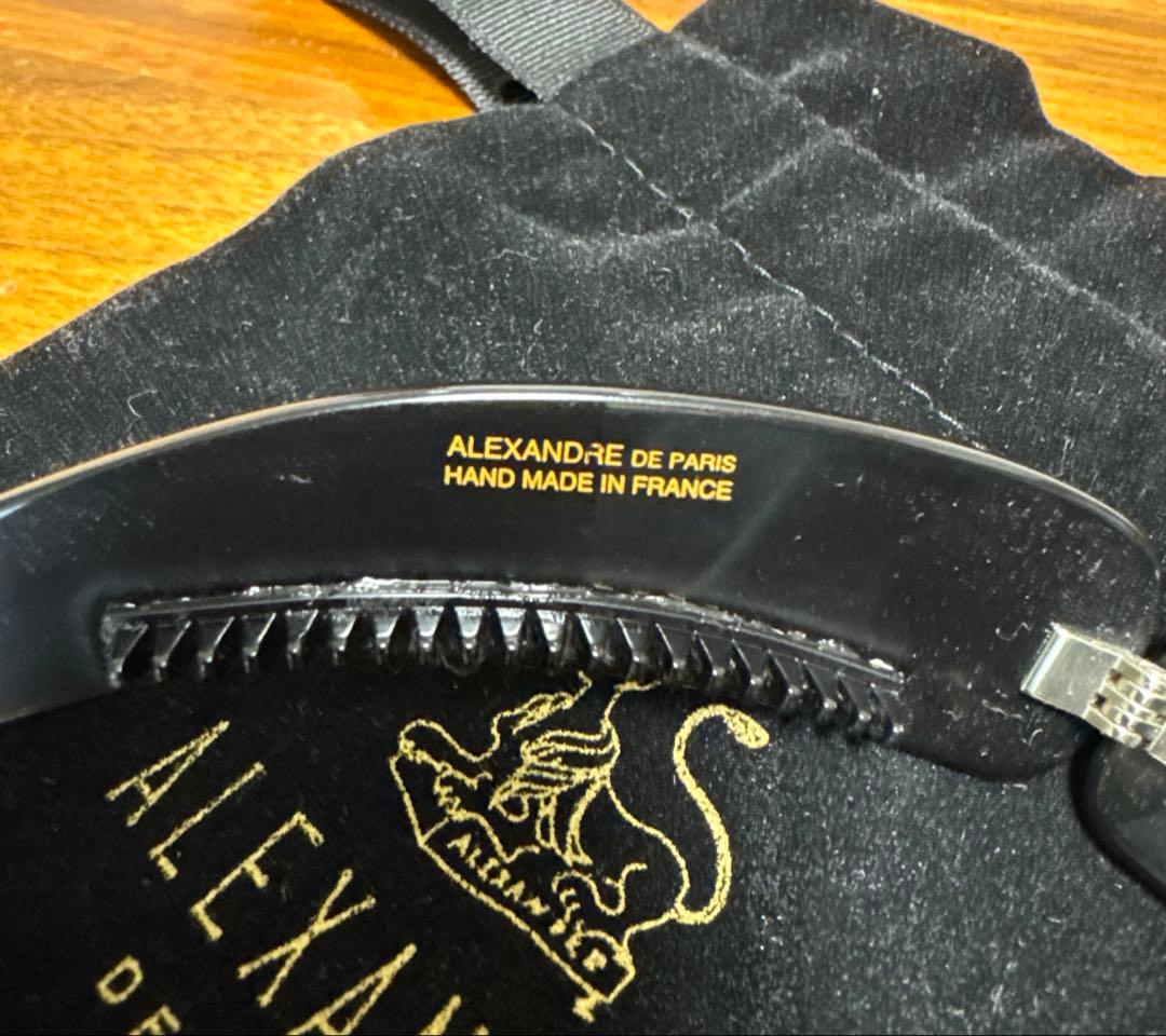 ALEXANDRE DE PARIS ヘアクリップ　バナナクリップ