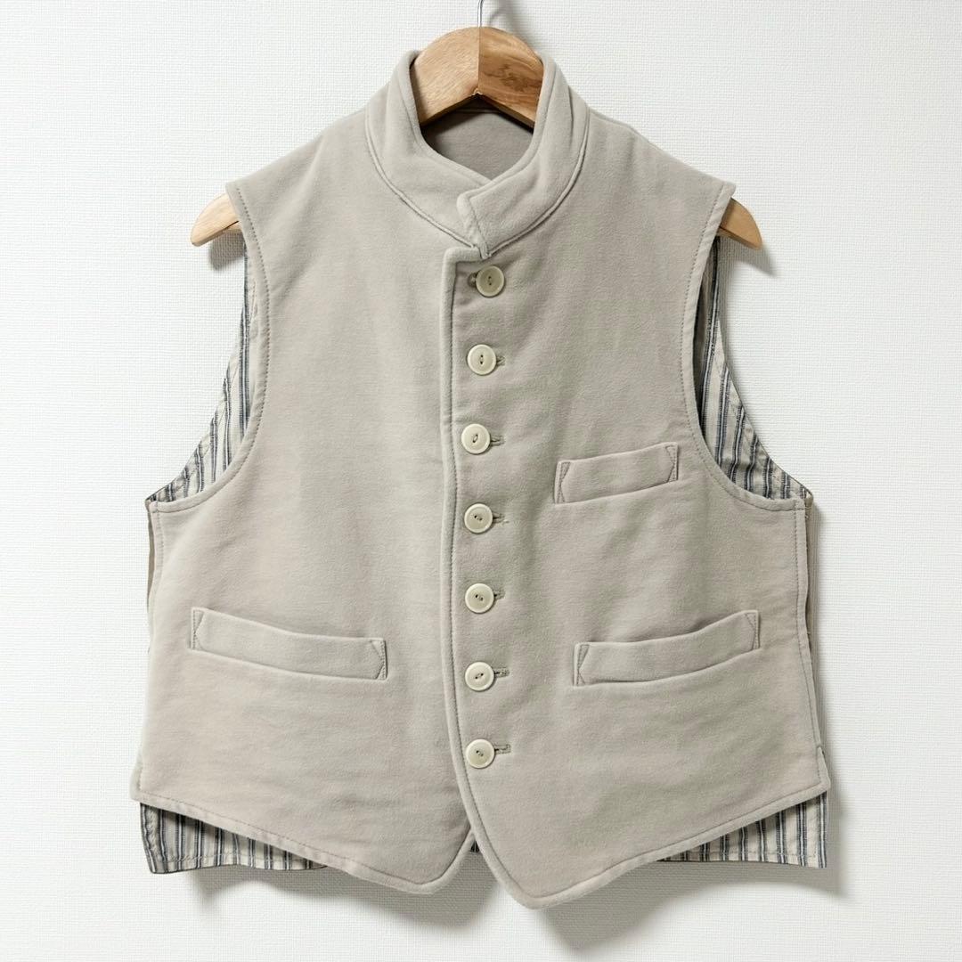 美品✨45R コットンフランネルの908スタンドベスト
